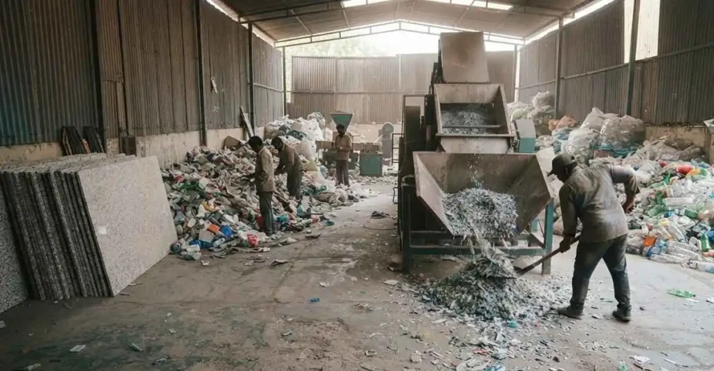 रीसाइक्लिंग प्लास्टिक से बने फर्नीचर और अन्य उपयोगी उत्पाद