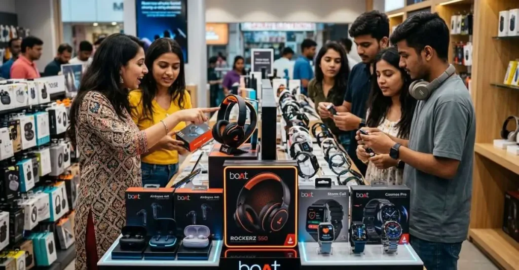 Boat Success Story Hindi showing startup founders planning business growth and audio accessories brand expansion