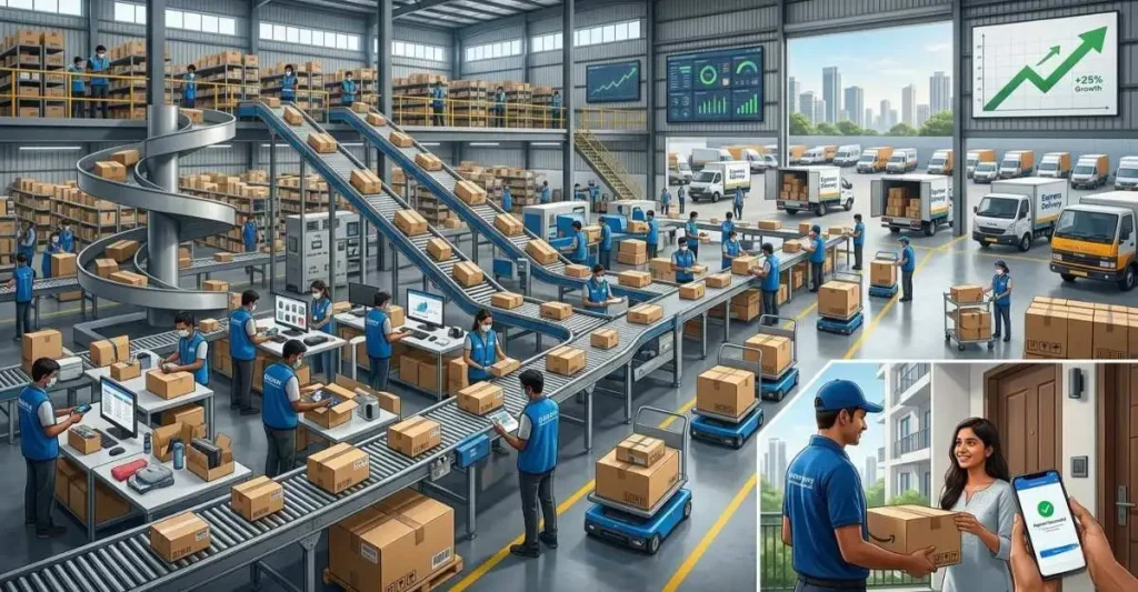 Flipkart के शुरुआती दिनों में छोटे ऑफिस से काम करते भारतीय स्टार्टअप संस्थापक