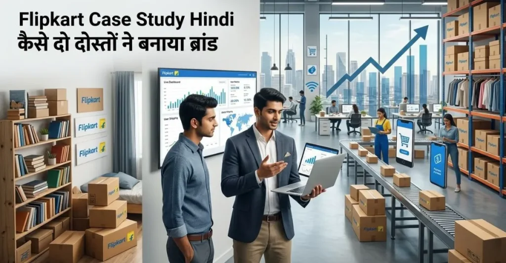 Flipkart Case Study Hindi में दो भारतीय उद्यमियों की ई-कॉमर्स बिजनेस सफलता यात्रा