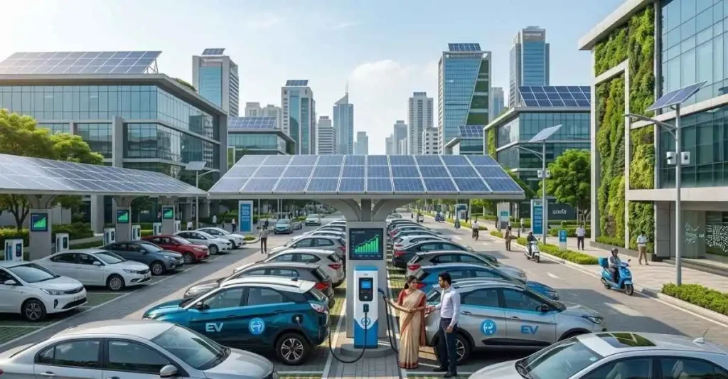 Solar energy and EV charging business opportunities in India