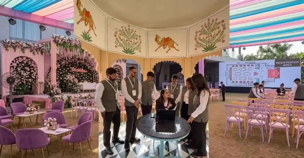 Event शुरू होने से पहले Event Management Business टीम की प्लानिंग मीटिंग