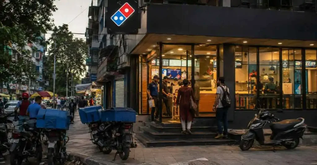 Domino's franchise location in India