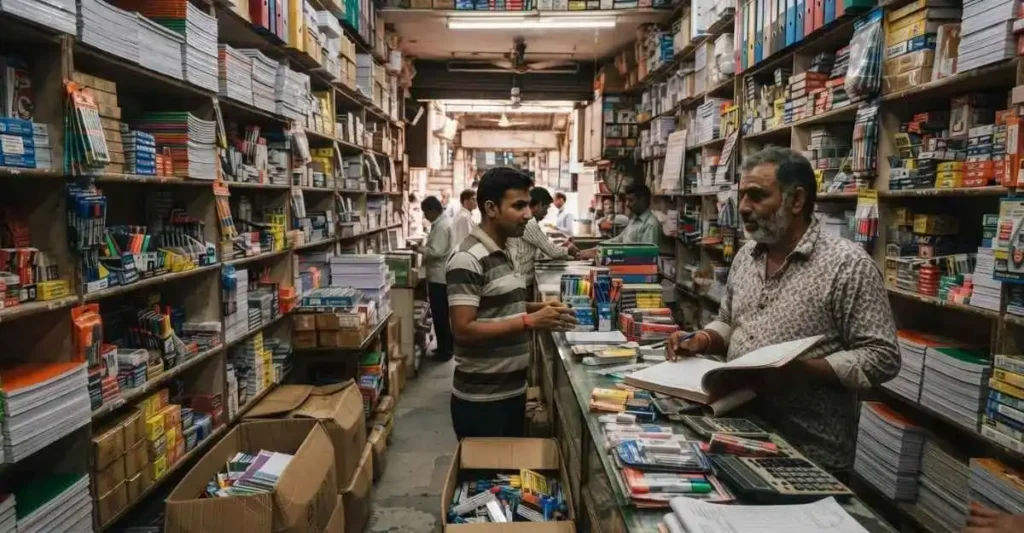 India me stationery wholesale trading business