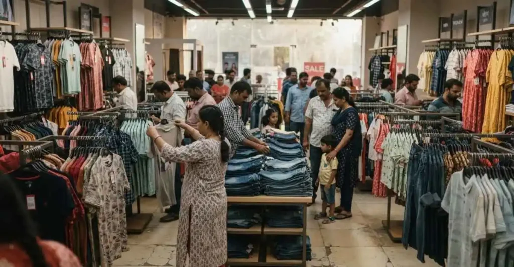 Zudio store interior in India